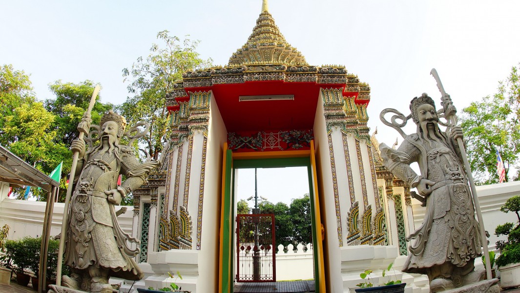 ภาพวัดพระเชตุพน ,ศิลปิน : คุณวรวุฒิ หิรัญยไพศาลสกุล-TH